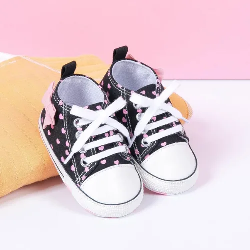 Miniatura 14 de KIDSUN zapatos deportivos altos hasta el tobillo para bebés, niños y niñas con suela antideslizante, suaves, para recién nacidos, zapatos