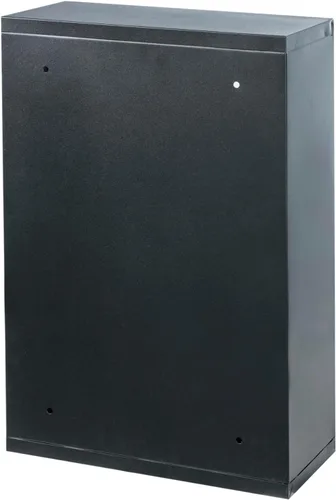 Miniatura 7 de MyGift Gabinete negro de la medicina del cuarto de baño, gabinete de almacenamiento montado en la pared del metal con 3 estantes, cerrando