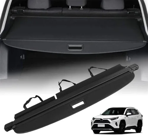 cubierta retráctil para equipaje compatible con Toyota RAV4 2019-2025, cubierta de seguridad, protectora contra miradas indiscretas, con pantalla de