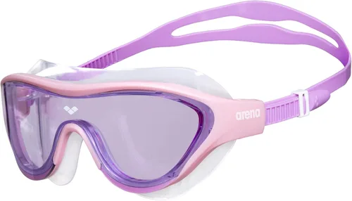 Miniatura 11 de ARENA Unisex Youth The One Junior Swim Mask Goggles for Boys and Girls Ages 6 to 12 Large Fit Polycarbonate Lens Humo Oscuro/Agua/Negro