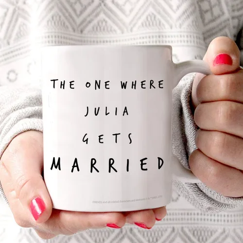 Miniatura 4 de Trend Setters Friends the Television Show – The One With the Marriage – Personalizada – Taza de café o té de cerámica blanca de 11 oz – Perfecta El