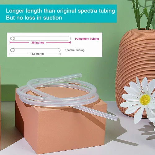 Miniatura 3 de Tubo de repuesto para Spectra S2 Spectra S1 9 Plus, tubos de repuesto sin BPA, manguera de Avent/Ameda fabricada por PumpMom