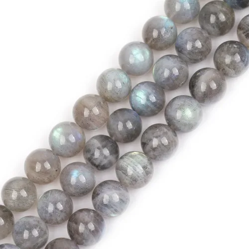 Miniatura 125 de GEM-Inside Cuentas sueltas de amatista natural de 14 mm, gemas de cristal redondo, piedra de energía para hacer joyas, 15 pulgadas Amatista oscura