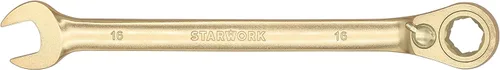 Miniatura 3 de STARWORK Llave combinada de trinquete reversible GPlating™ (0.354 in)