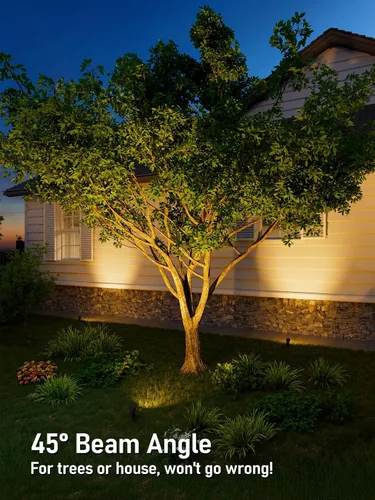 Miniatura 2 de LEONLITE - Juego de 12 luces LED de bajo voltaje para paisaje, 5 W, 12 V, luces de sendero para exteriores, CRI90, luces de foco de aluminio