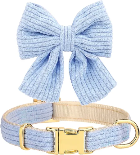 Miniatura 6 de Didog Lindo Arnés para Perro Pequeño con Collar y Correa con Moño, Arnés para Cachorros de Malla Suave y Transpirable Acolchado, Arnés para Perros
