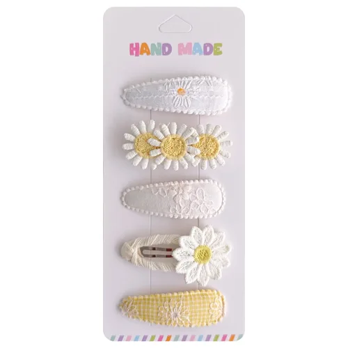 Miniatura 11 de 20 pinzas para el pelo de bebé, antideslizantes, totalmente forradas, suaves para niñas y niños pequeños, accesorios para el cabello hechos a mano