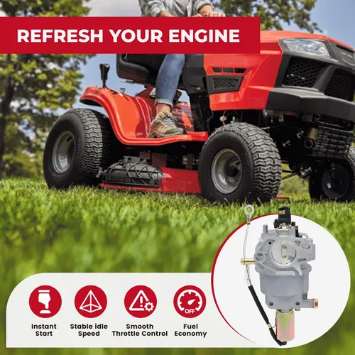 Miniatura 3 de NIMTEK 951-12771A Carburador con filtro de aire para MTD Craftsman R1000 T1200 T1000 LT1500 Huskee LT3800 LT4200 Troy-Bilt TB30 TB30R TB42 Yard-Man