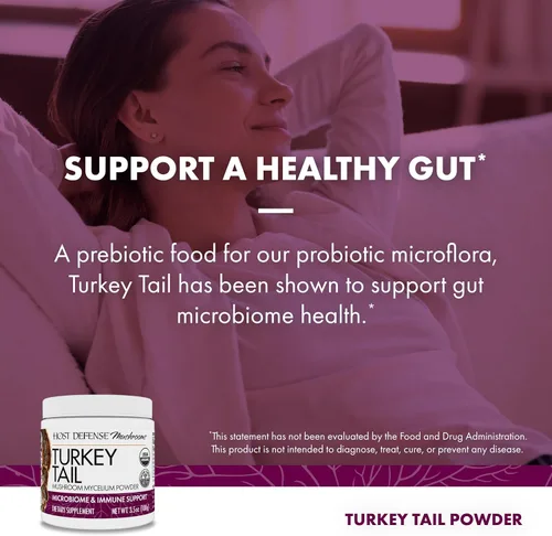 Miniatura 5 de Host Defense Polvo de Hongo Cola de Pavo - Suplemento de Apoyo para la Salud Digestiva y Respuesta Inmune - Suplemento de Hongos para el Apoyo