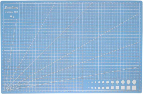 Miniatura 11 de HARFINGTON Alfombrilla de corte autorreparable A5 de 9 x 6 pulgadas, tabla de cortar de doble cara para manualidades, trabajo de arte, corte