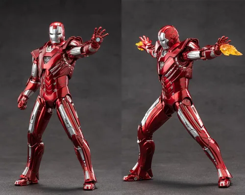 Miniatura 2 de LonullyMege Figura de acción MK33Ironman de 7 pulgadas, todas las articulaciones movibles, exquisita pintura con muchos accesorios, juguete