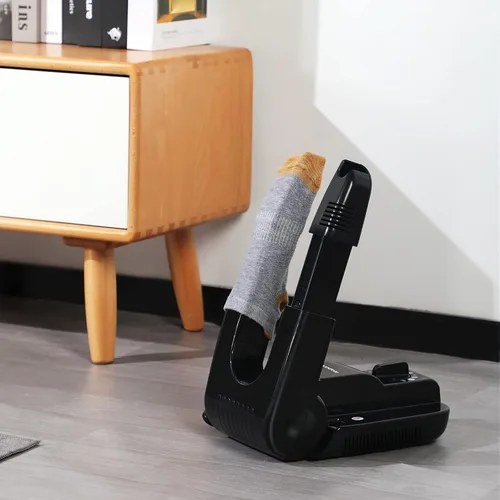 Miniatura 7 de Secador de botas con temporizador, calentador de calor para botas de trabajo, guantes, pies sudorosos, tenis, secadora portátil con estante plegable