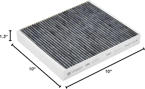 Miniatura 3 de ACDelco CF184 GM Equipo original Filtro de aire de partículas de carbono para compartimiento de pasajero