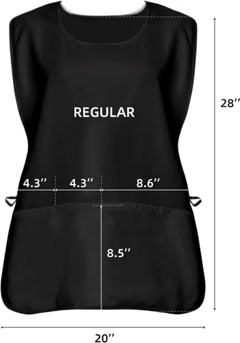 Miniatura 2 de Xeoxarel Delantal de zapatero unisex con chaleco de 3 bolsillos