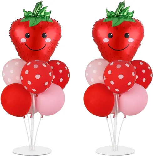 Miniatura 18 de Kit de soporte para globos de fiesta de fútbol 2 juegos con 2 globos de rugby de aluminio tipo bola, centro de mesa temático de fútbol para mesas