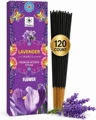 Miniatura 11 de Varillas de incienso de rosa roja – 120 unidades Aroma de rosa floral de larga duración Incienso perfumado para fragancia del hogar, meditación