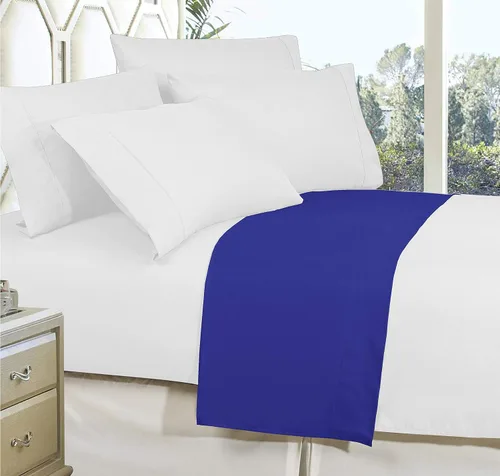 Miniatura 2 de Elegant Comfort Sábana plana de 1 pieza de calidad hotelera premium, lujosa y la más suave, ropa de cama de sábana plana de microfibra de calidad