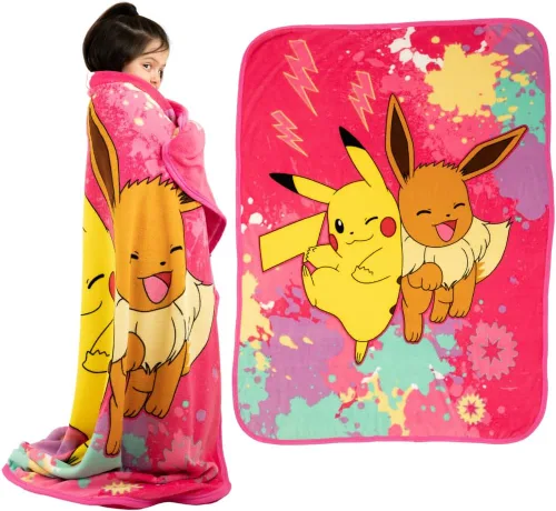 Miniatura 21 de Franco Nintendo Super Mario Gaming - Ropa de cama para niños, manta súper suave de micro raschel, 46 x 60 pulgadas, (producto oficial con licencia)
