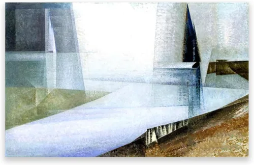 Miniatura 7 de Rega III de Lyonel F/Lienzo enmarcado famoso arte de pared/reproducción de pintura al óleo/impresión en lienzo/imagen abstracta para sala de estar