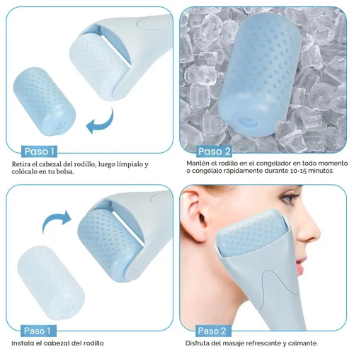 Miniatura 6 de Fronnor Rodillo de Hielo para Cara, Ojos, Idea de Regalo para Mujeres, Enfriamiento Terapéutico para Alisar, Iluminar el Complejo y Reducir Arrugas