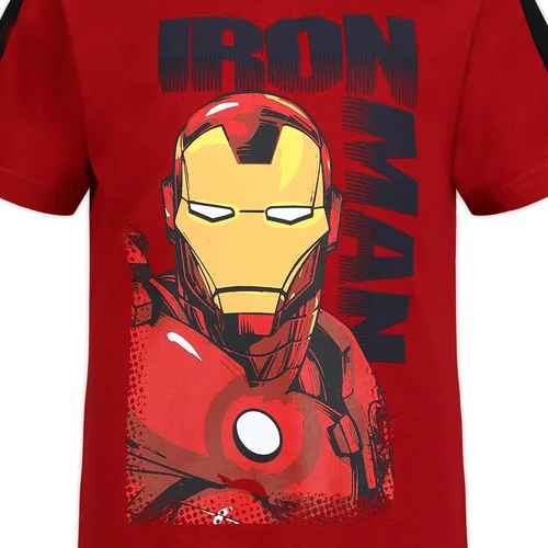 Miniatura 7 de Marvel Little Avengers - Juego de camiseta de manga corta para niño (4 unidades)