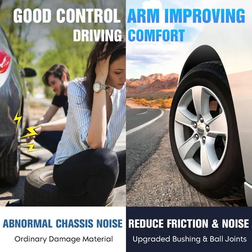 Miniatura 2 de Juego de 4 brazos de control trasero superior e inferior para Jeep Grand Cherokee 1999 2000 2001 2002 2003 2004-4 piezas con junta de rótula