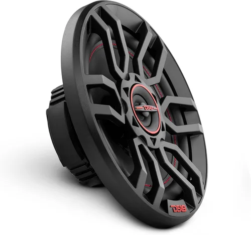 Miniatura 6 de DS18 GEN-X6.5 - Altavoz coaxial de 6.5 pulgadas, 3 vías, 165 W máximo, 50 W RMS, cono de papel negro, dos tweeters de cúpula de Mylar, 4 ohmios