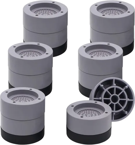 Miniatura 9 de 4 juegos de elevadores redondos negros para muebles, elevadores de cama resistentes, altura de 1 pulgada, 2 pulgadas, 3 pulgadas, elevadores de cama