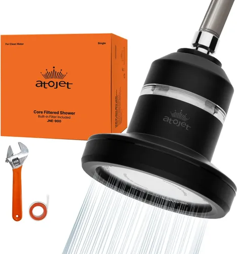 Filtro de ducha con núcleo moldeado por la historia de la belleza de Corea, filtros de carbono puro para una piel más suave y un cabello más suave |