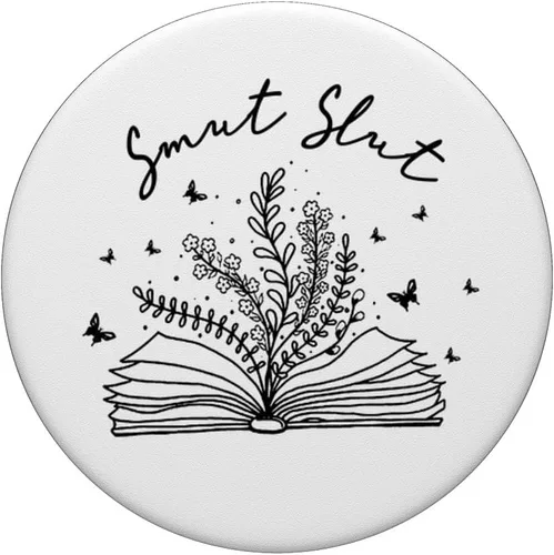 Miniatura 3 de Smut Slut Funny Romance Book Lover Reading Reader PopSockets PopGrip intercambiable