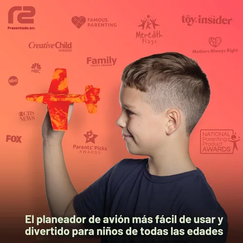 Miniatura 2 de Avión planeador de espuma de juguete para niños, regalos de Navidad para nietos, rellenos de calcetines para niños y niñas, juguetes al aire libre