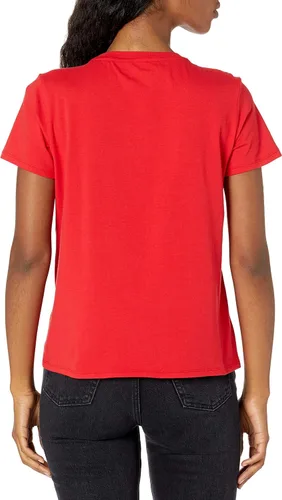 Miniatura 2 de Tommy Hilfiger Camiseta de rendimiento para mujer, camisetas gráficas de algodón ligero