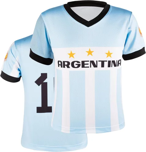 Miniatura 22 de Cnins Camisetas de entrenamiento de fútbol para niños de 2 a 14 años, trajes de práctica para niños y niñas con colores del equipo nacional