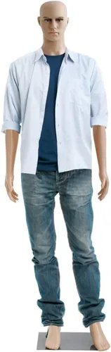Maniquí masculino/femenino vestido de cuerpo completo, modelo de costurera, soporte posable, maniquí de ropa ajustable, forma de torso de 69