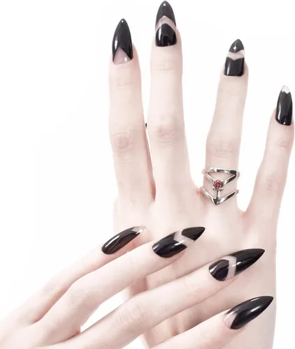 Miniatura 2 de Anillo de afecto de Rogue+Wolf Halloween plata compromiso compromiso compromiso anillos de boda para mujer, joyería gótica Y2K, accesorios