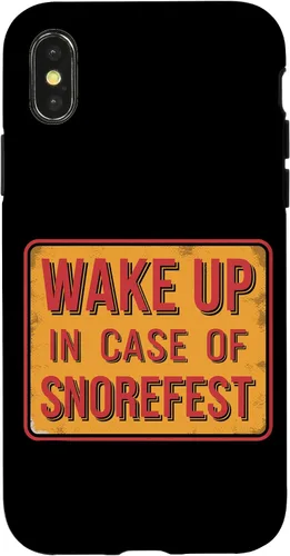 Miniatura 5 de Snorefest Funny Sarcastic Mom Boss Parent Team Work Jokes Case for iPhone XR