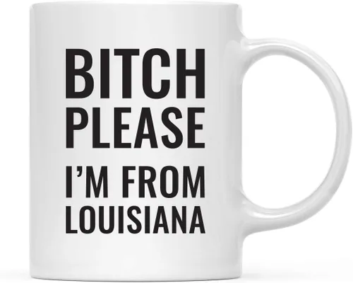 Miniatura 18 de Andaz Press Taza de café de 11 onzas, regalo de broma, Bitch Please I'm from Alabama, paquete de 1, incluye caja de regalo, divertidas ideas