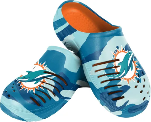 Miniatura 111 de FOCO - Sandalias de agua de jardín con logotipo de equipo de la NFL, para hombre, pantuflas, zuecos
