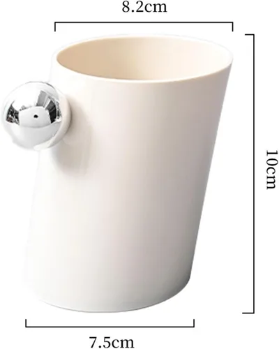 Miniatura 3 de Soporte para brochas de maquillaje, soporte para lápices de cejas, de plástico simple, multifuncional, ahorro de espacio, de fácil acceso