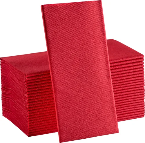 Miniatura 9 de Servilletas de papel azul bebé, tela desechable de lino como servilletas de cena, toallas de mano, suaves, absorbentes, servilletas de mano de papel