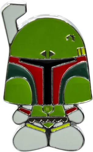 Miniatura 3 de Star Wars Boba Fett - Peluche estilizado de 7 pulgadas con pin esmaltado