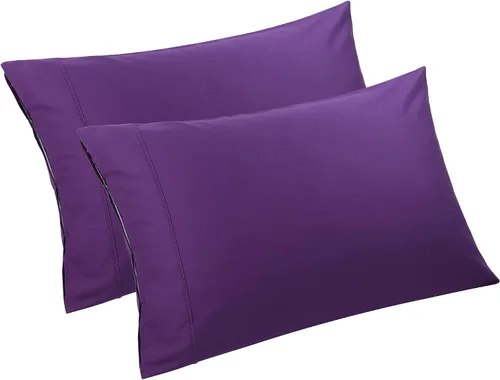 Miniatura 9 de PiccoCasa Juego de 2 fundas de almohada de uva de tamaño estándar, fundas de almohada súper suaves con cierre de cremallera, fundas de almohada 100%