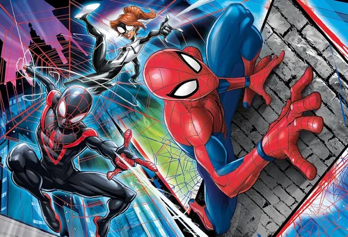 Miniatura 2 de Clementoni 24497 Clementoni-24497-Supercolor Puzzle-Spiderman-24 piezas maxi, multicolor