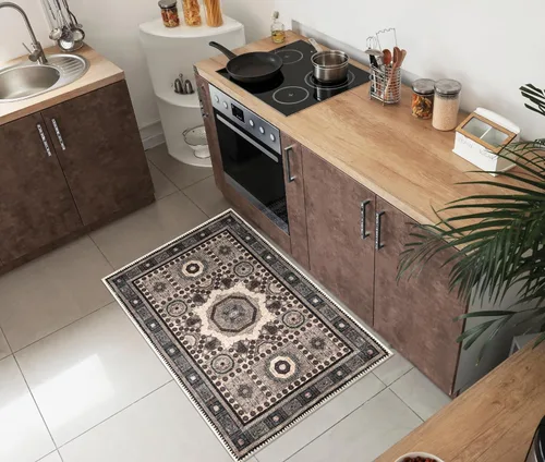 Miniatura 52 de Keen Home Design Alfombra de entrada de 2 x 3 pies, lavable a máquina con parte trasera antideslizante, ideal para entrada, cocina, baño, Multi