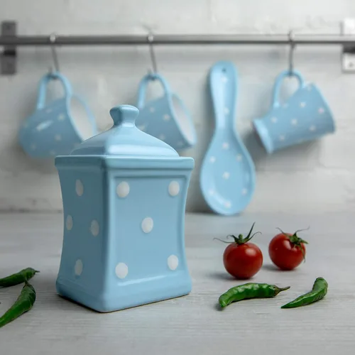 Miniatura 2 de City to Cottage Hierba de cocina de cerámica pequeña hecha a mano de 5.3 oz/5.1 fl oz, especias, tarro de almacenamiento con tapa, recipiente