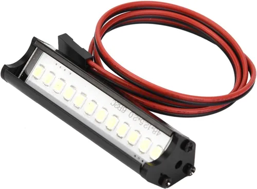 Miniatura 3 de Barra de luz LED RC, iluminación impermeable brillante de 2.165 in, barra de luz RC 1:10, para SCX10 90046 90048 todoterreno camiones conducción