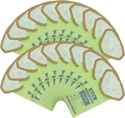 Miniatura 8 de Paquete de 20 bolsas de vacío 100331 para mochila ProTeam de 10 cuartos de galón, reemplazo #100331 cuello circular abierto