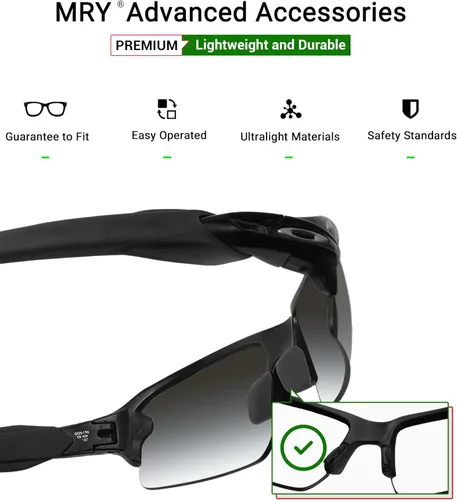 Miniatura 3 de Mryok Almohadillas nasales de repuesto para Oakley Flak 2.0Flak JacketHalf JacketHalf Jacket 2.0Fast Jacket Sunglass - Opt