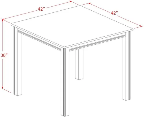 Miniatura 5 de East West Furniture CAFE3-OAK-C - Juego de comedor de 3 piezas de altura de mostrador para espacios pequeños que contiene una mesa de comedor
