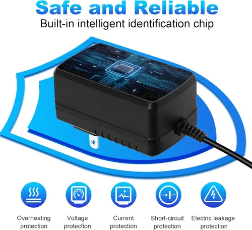 Miniatura 5 de Cargador de batería de 12 V para niños, 12 V, cargador de coche para niños TRAX GMC, Wal-Mart, BMX X6, Moto ATV Quad, cargador de vehículo eléctrico